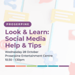 OCTOBER Look & Learn: Social Media Helps & Tips